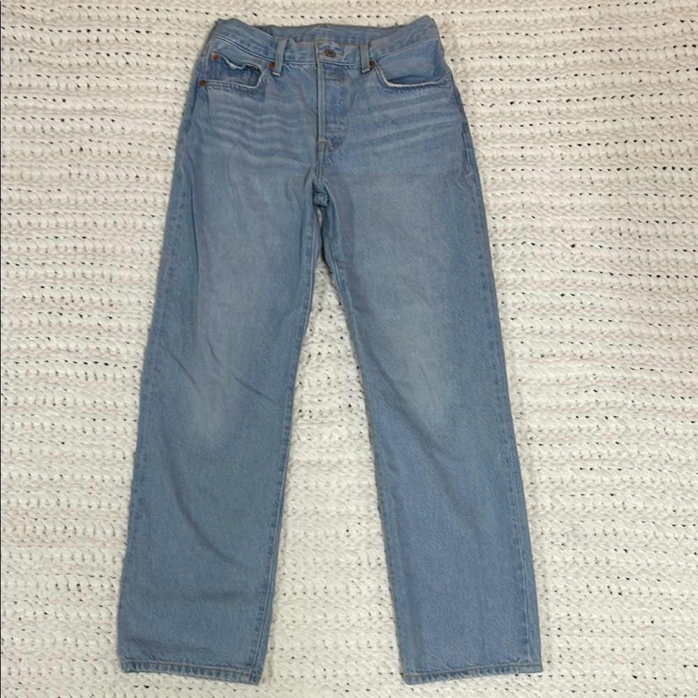 Levi's Light Blue Straight Leg Jeans